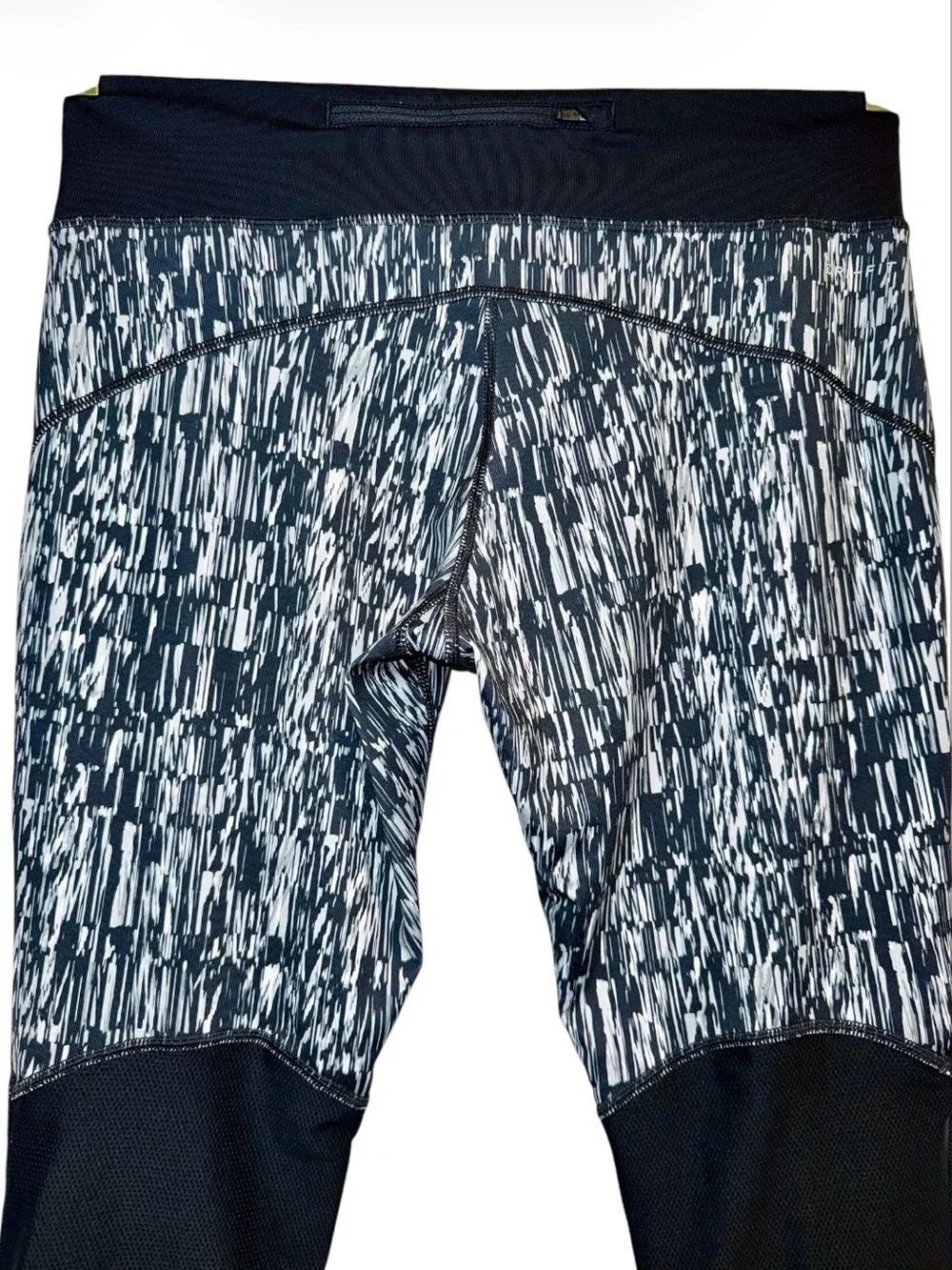 NIKE 821777-010 RUNNING POWER GRAPHIC CROP LEGGING Large